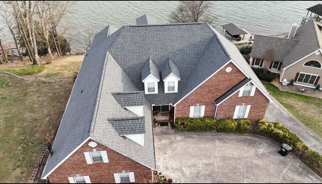 Stunning Roof Renewal in Chattanooga Lake Home